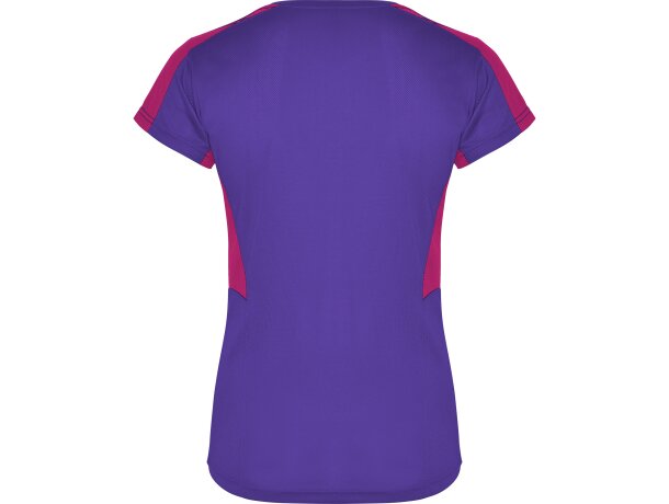 Camiseta SUZUKA Roly morado/roseton