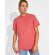 Camiseta Gruesa De Hombre En Manga Corta De Algodón VEZA Roly rojo crisantemo