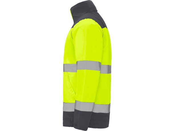 Parka EPSYLON Roly de alta visibilidad plomo/amarillo fluor