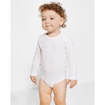 Body bebé para niños cuello redondo elastano 175 g/m2