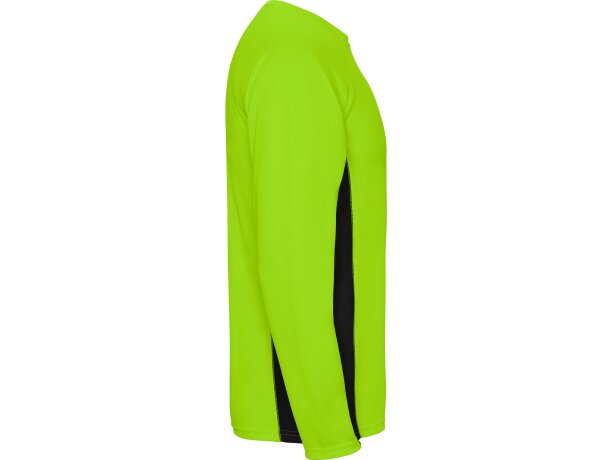 Camiseta Roly SHANGHAI T/S verde fluor/negro