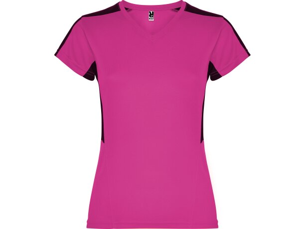 Camiseta SUZUKA Roly fucsia/negro