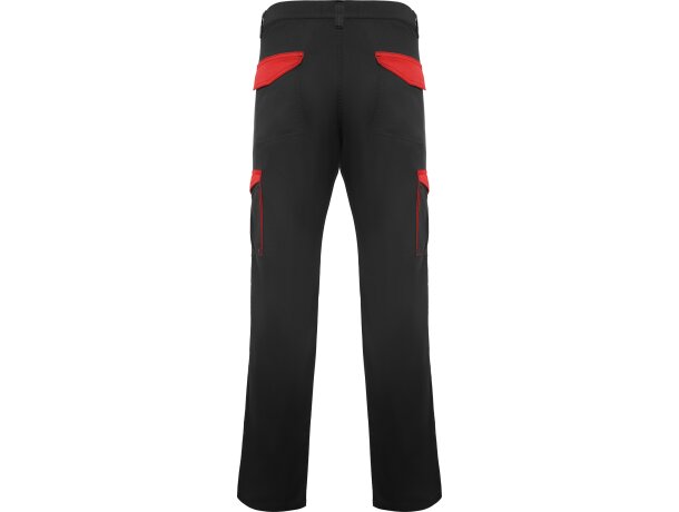 Pantalon TROOPER Roly negro/rojo