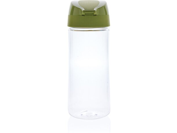 Botella Tritan™ Renew 0,5L fabricada en EU personalizada verde/transparente