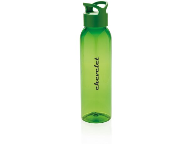 Botella de agua antigoteo AS personalizada verde