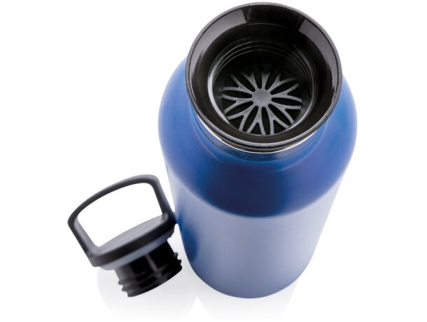 Botellas térmicas antigoteo con filtro para té caliente o infusión 600ml Azul detalle 27