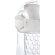 Botella infusora Honeycomb antigoteo personalizada blanco