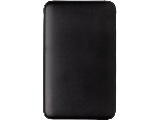 Powerbank 5.000 mAh de bolsillo con cables integrados 3 en 1 Negro detalle 1