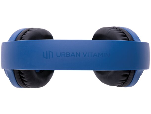 Auriculares personalizados Belmont inalámbricos Urban Vitamin bajos intensos Azul detalle 34