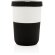 Tazas PLA café 380ml elegantes y sostenibles con agarre de silicona Negro detalle 2