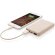 Powerbank ultracompacto 5000 mAh fibra de trigo y ABS con doble USB Marron detalle 2