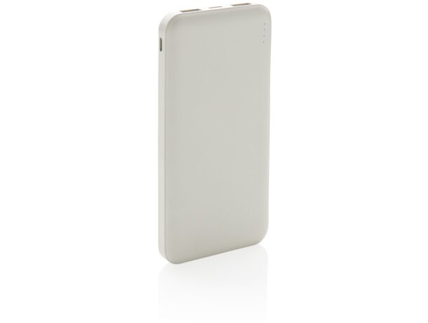 Powerbank 10.000 mAh alta densidad recarga tu móvil hasta 5 veces Blanco detalle 16