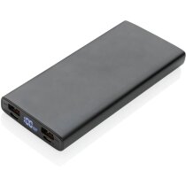 Powerbank PD de aluminio 18W 10000 mAh carga rápida y luces indicadoras