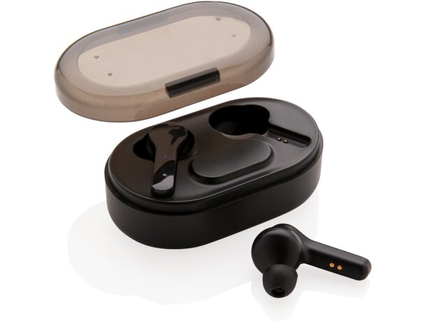 Auriculares promocionales de plástico BT 5.0 Negro detalle 12