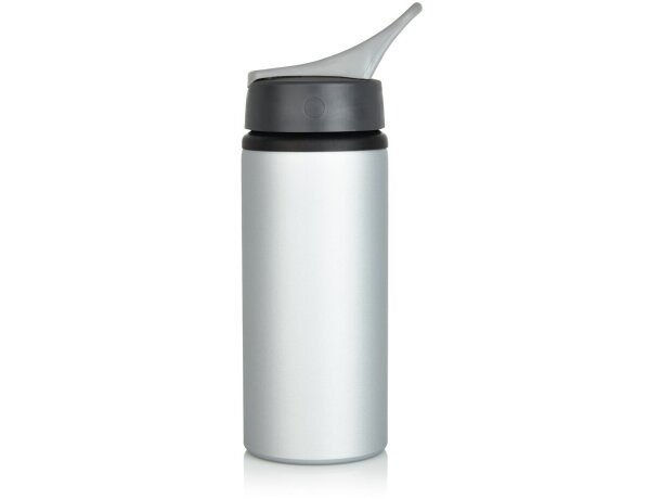 Bidones personalizados baratos de aluminio 800ml para deporte Gris/antracita detalle 1