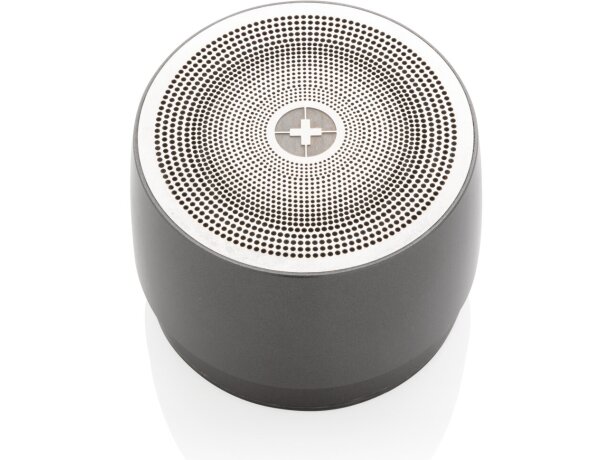 Altavoz inalámbrico de metal Swiss Peak Gris/gris detalle 3