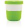 Tazas pla café 280ml sostenibles con agarre de silicona y tapa Verde detalle 30