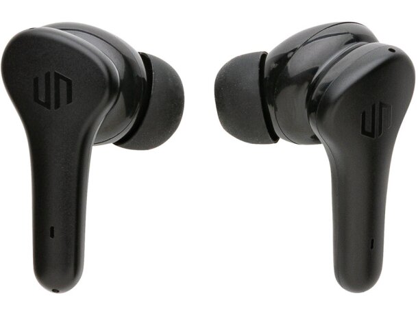 Auriculares inalámbricos de plástico en colores Negro detalle 6