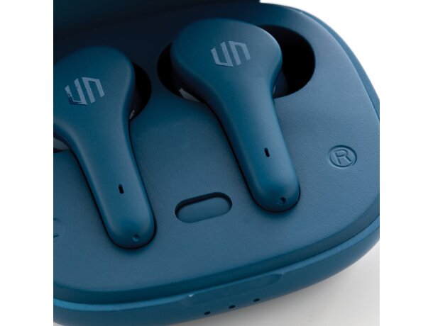 Auriculares inalámbricos de plástico en colores Azul detalle 44