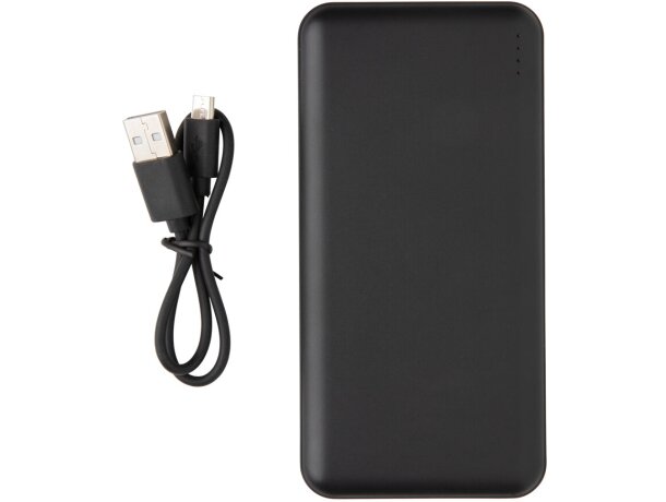 Powerbank 10.000 mAh alta densidad recarga tu móvil hasta 5 veces Negro detalle 1