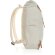 Mochila para pc original de lona reciclada con bolsillo frontal vertical Blanco detalle 3