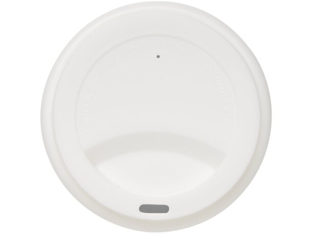 Tazas reutilizables de doble pared 300ml para café caliente y seguro Blanco detalle 11