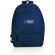 Mochila infantil personalizada Basic poliéster 600D y 3 bolsillos con cremallera Azul marino detalle 7