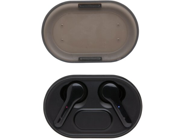 Auriculares promocionales de plástico BT 5.0 Negro detalle 4