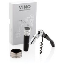 Set de vino sommelier 3pc para regalo personalizado tendrás todo lo que necesites para abrir y servir tus vinos favoritos