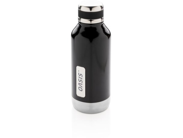 Botellas térmicas antigoteo con tapa a rosca y capacidad de 500ml Negro detalle 6