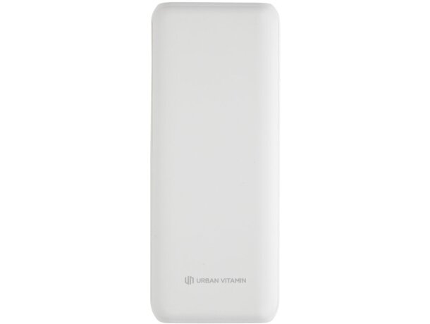 Batería externa corporativa de 20000 mah en plástico Blanco detalle 9