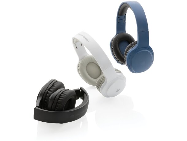 Auriculares personalizados Belmont inalámbricos Urban Vitamin bajos intensos Blanco detalle 23