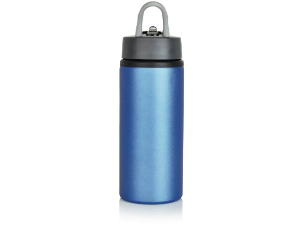 Bidones personalizados baratos de aluminio 800ml para deporte Azul/antracita detalle 26