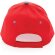 Gorras de béisbol eco-impact aware 6 paneles algodón reciclado 280gr Rojo detalle 24