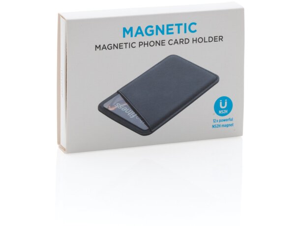 Tarjeteros magnéticos para iphone 12 con 12 imanes resistentes al calor Negro detalle 12