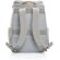 Mochila para pc original de lona reciclada con bolsillo frontal vertical Gris detalle 22