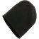 Gorro de lana con logotipo Impact Aware ligero con hilo Polylana reciclado Negro detalle 3