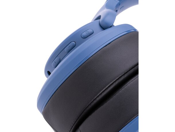 Auriculares inalámbricos personalizados de plástico en colores Azul detalle 37