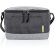 Neveras duo color rpet con capacidad para 6 latas y bolsillo delantero Gris/gris detalle 3