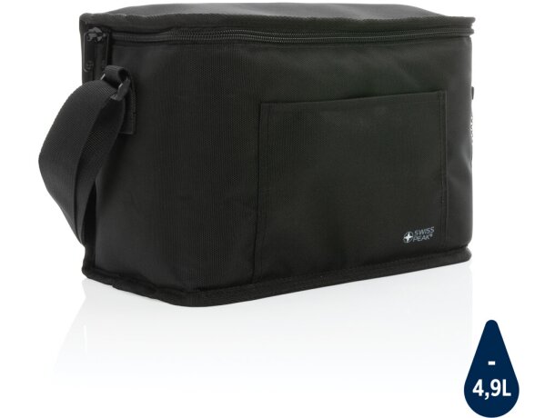 Neveras swiss peak aware™ deluxe para 8 latas con bolsillo frontal Negro detalle 9