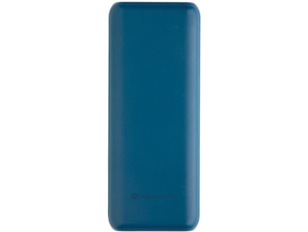 Batería externa corporativa de 20000 mah en plástico Azul detalle 20