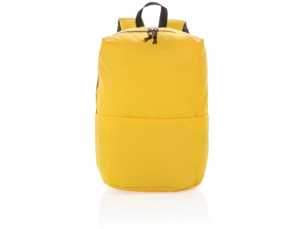 Mochila para gimnasio barata sin PVC con diseño aerodinámico y práctica Amarillo detalle 18