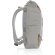 Mochila para pc original de lona reciclada con bolsillo frontal vertical Gris detalle 21