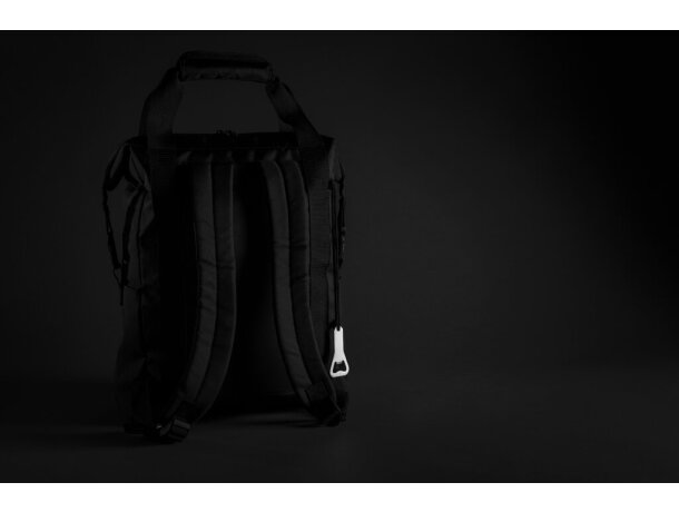 Nevera bolsa térmica corporativa swiss peak xxl sin pvc gran capacidad Negro detalle 9