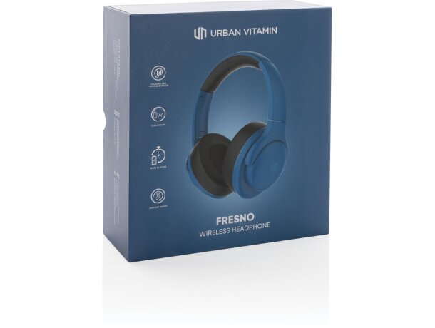 Auriculares personalizados fresno inalámbricos urban vitamin sin pvc Azul detalle 46