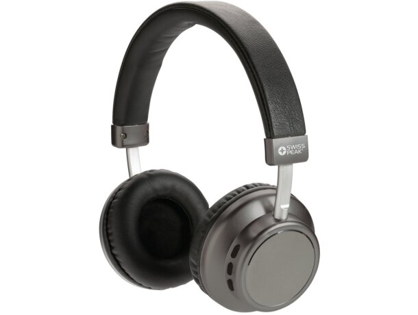 Auriculares de aluminio diadema extensibles Gris/negro detalle 1