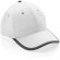 Gorras de béisbol eco-impact aware 6 paneles algodón reciclado 280gr Blanco detalle 17