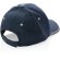 Gorras de béisbol eco-impact aware 6 paneles algodón reciclado 280gr Azul marino detalle 50