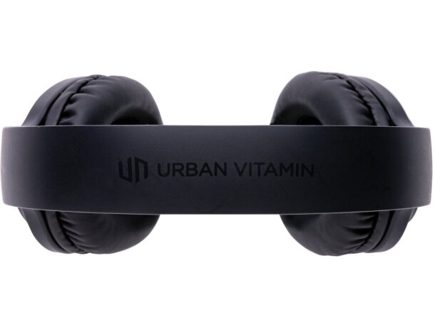 Auriculares personalizados Belmont inalámbricos Urban Vitamin bajos intensos Negro detalle 3