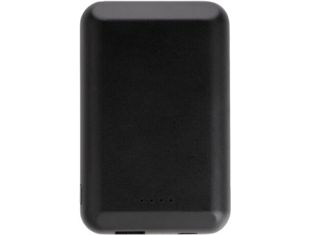 Powerbank publicitario inalámbrico magnético para iphone 12 y android Negro detalle 3